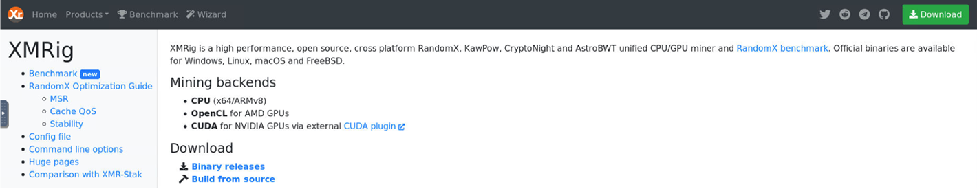 Exploit in the cryptocurrency mining code that used a dangerous Log4j vulnerability